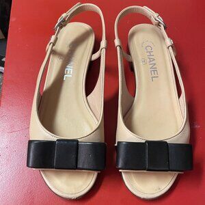 Chanel Bow Sandals